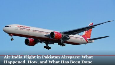 Air India Flight in Pakistan Airspace