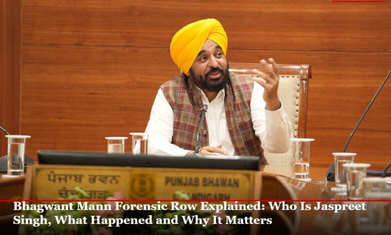 Bhagwant Mann forensic row