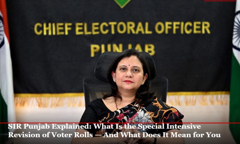 SIR Punjab