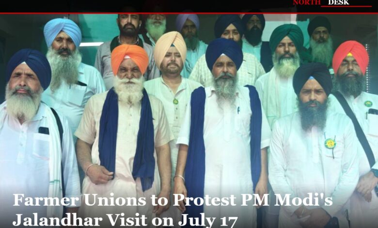 Farmer Protest Modi Jalandhar: