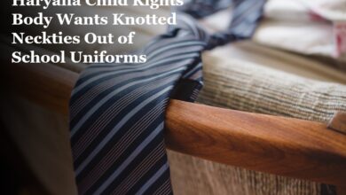Haryana school necktie advisory