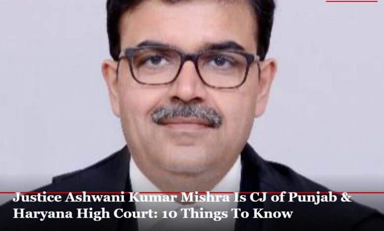 Justice Ashwani Kumar Mishra