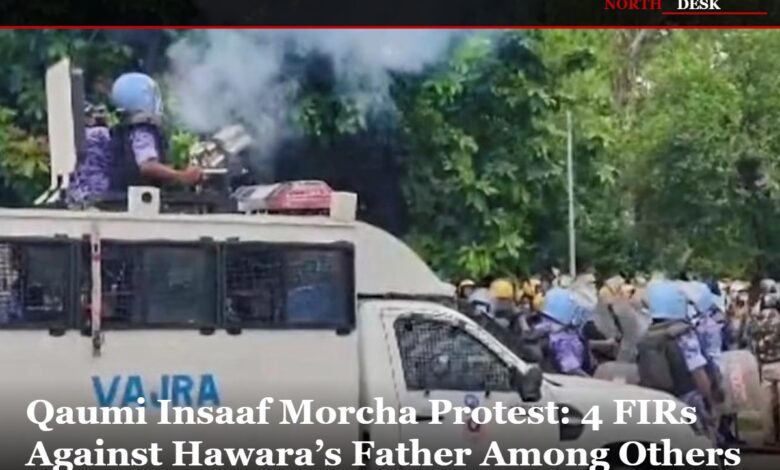 Qaumi Insaaf Morcha Protest