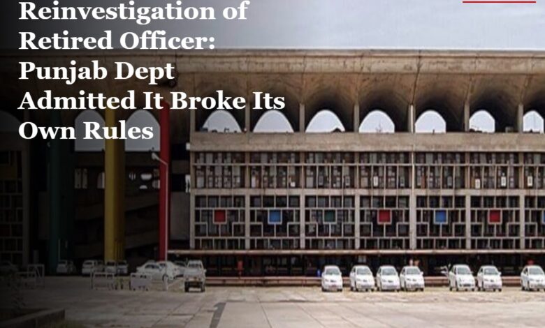 Reinvestigation of Retired Officer