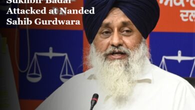 Sukhbir Singh Badal Attacked at Nanded Sahib Gurdwara