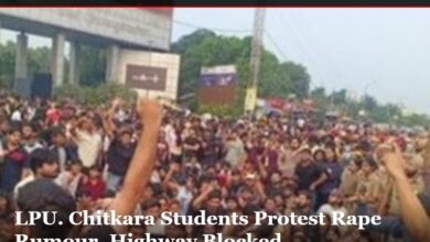 LPU Chitkara Students Protest